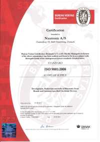 Действующие сертификаты ISO 9001
